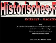 Tablet Screenshot of historisches-franken.de